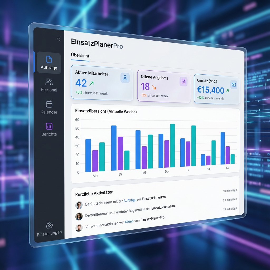 EinsatzPlanerPro Dashboard